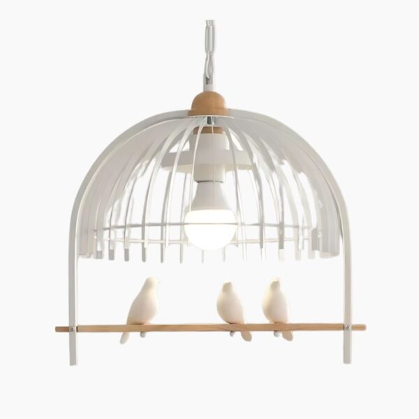 Lustre cage à oiseaux