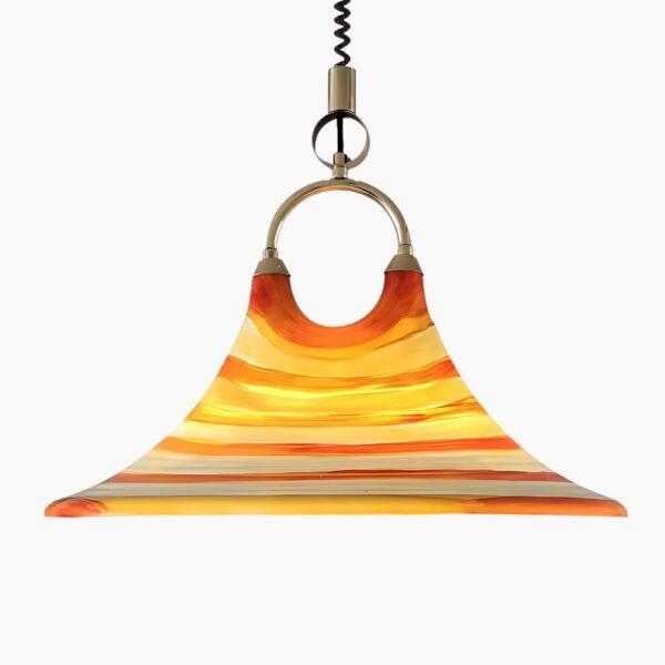 Lustre chapeau coloré et créatif sur fond gris