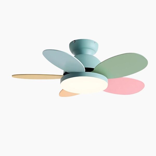 Lustre multicolore à hélices