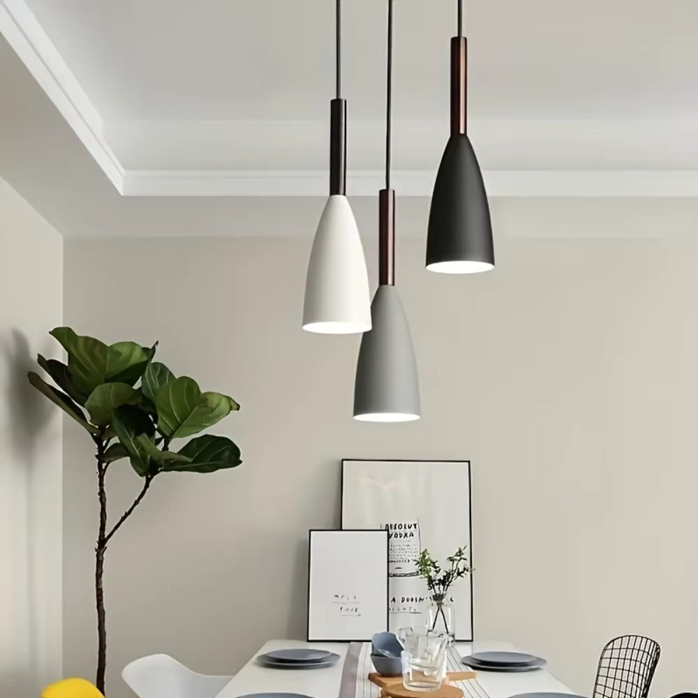 Lustre 3 suspensions nordique et minimaliste