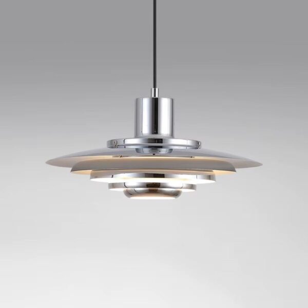 Lustre aluminium moderne et épuré