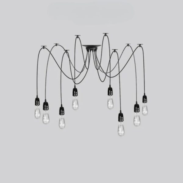 Lustre ampoule géante design araignée