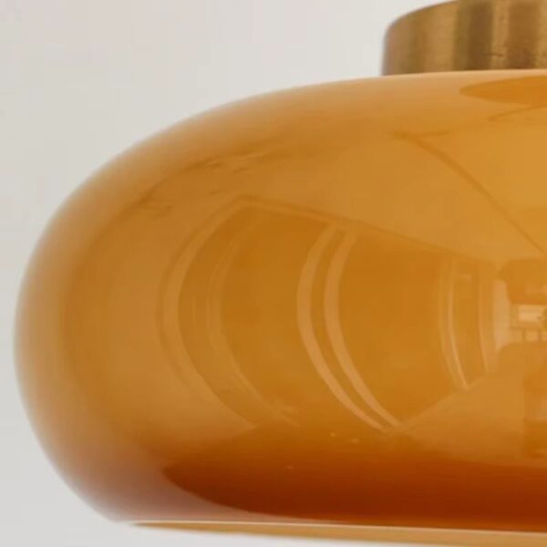 Lustre année 60 luxueux en verre