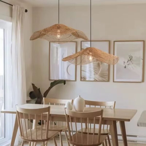 Lustre bali design rétro