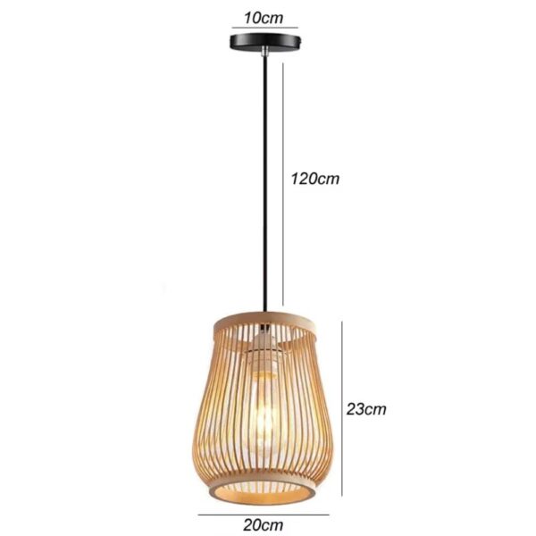 Lustre bambou de style asiatique