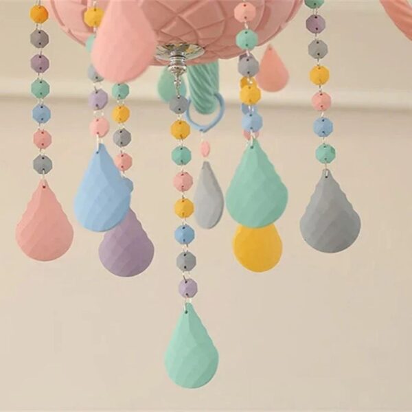 Lustre baroque original et multicolore