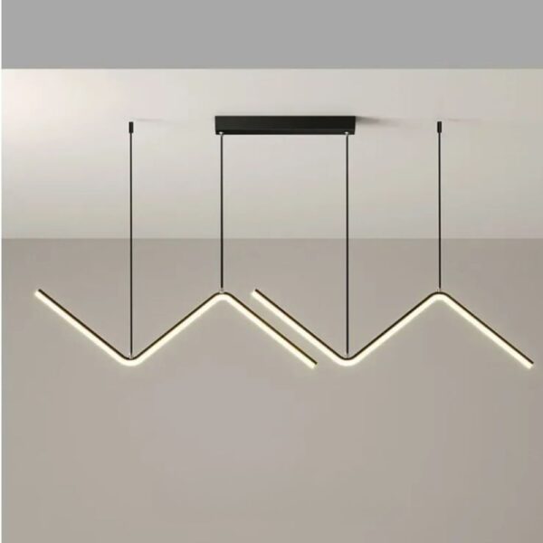 Lustre barre en aluminium