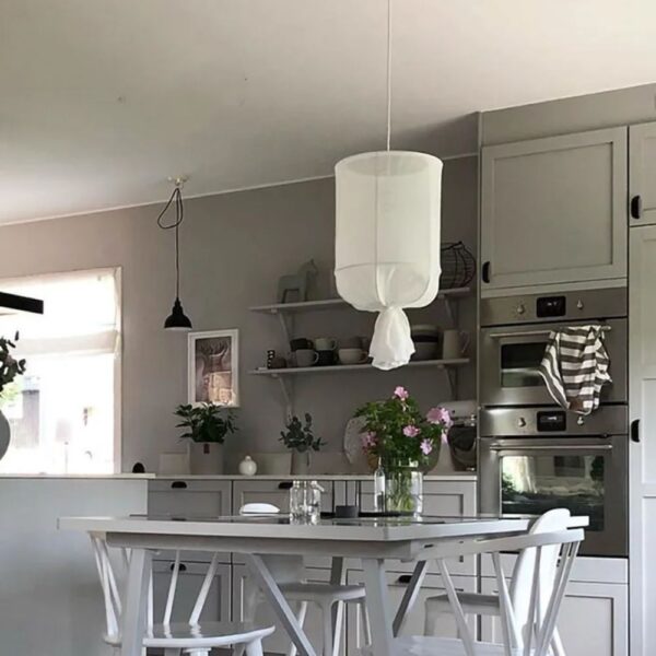 Lustre blanc design wabi sabi