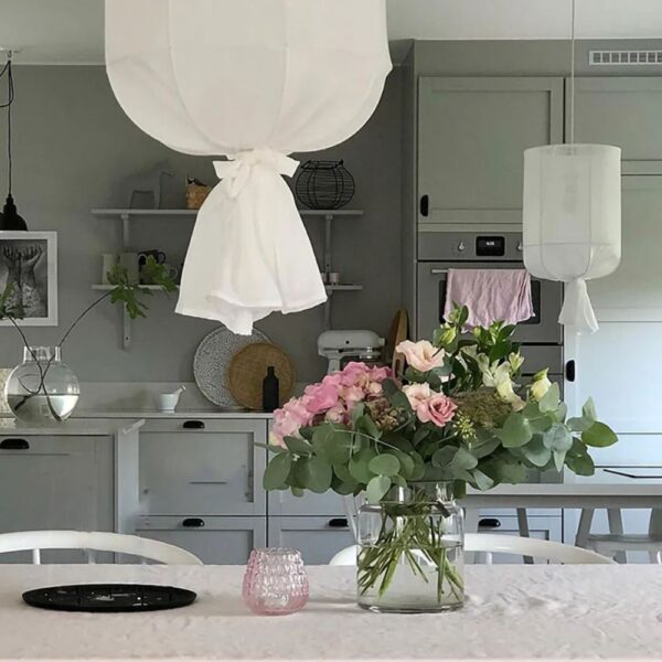 Lustre blanc design wabi sabi