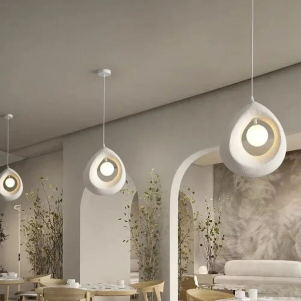 Lustre blanc wabi sabi