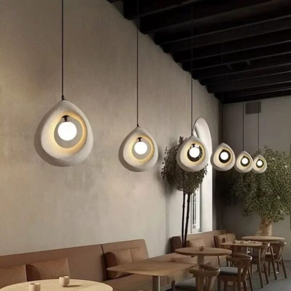 Lustre blanc wabi sabi