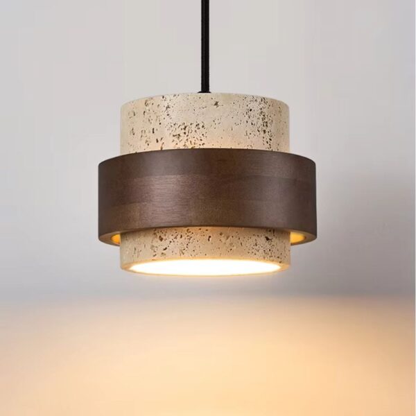 Lustre bois moderne et naturel