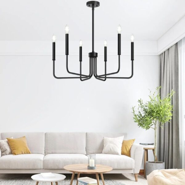 Lustre bougie vintage en fer