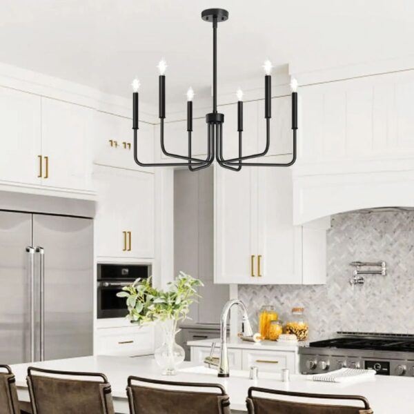Lustre bougie vintage en fer