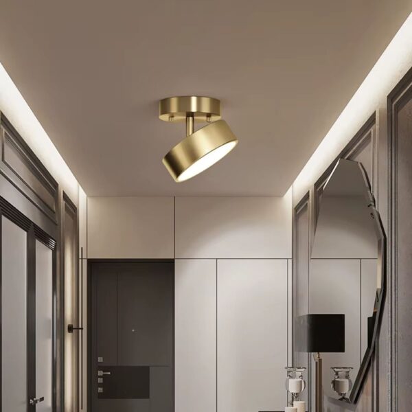 Lustre bronze épuré