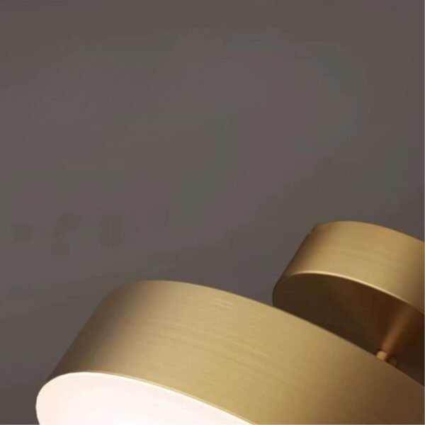 Lustre bronze épuré