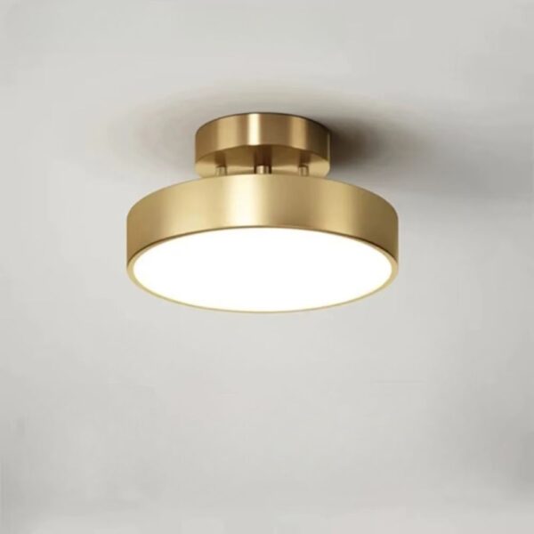 Lustre bronze épuré