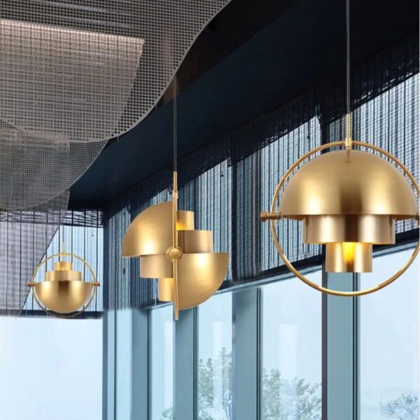 Lustre bronze modulable