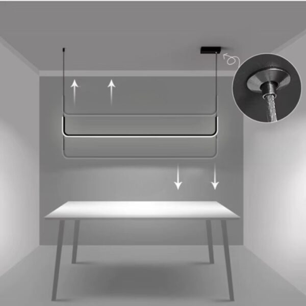 Lustre bureau minimaliste