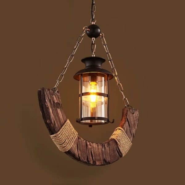 Lustre campagne design lanterne