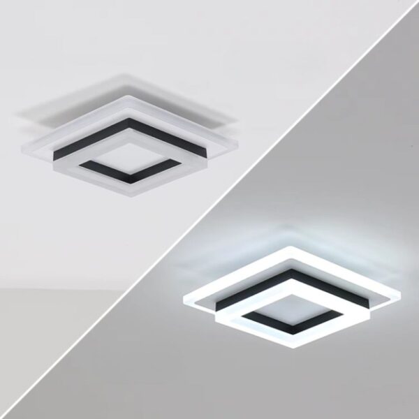 Lustre carré design moderne