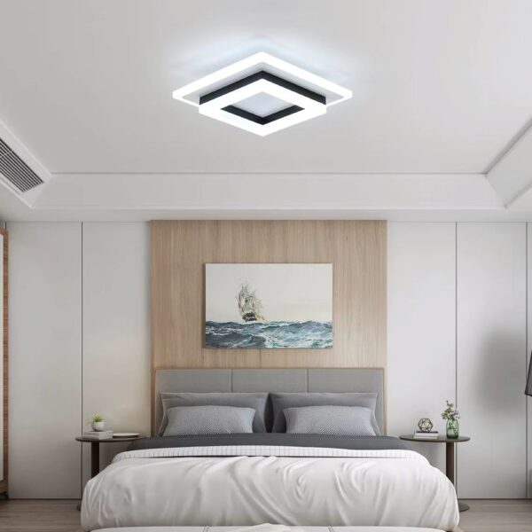 Lustre carré design moderne