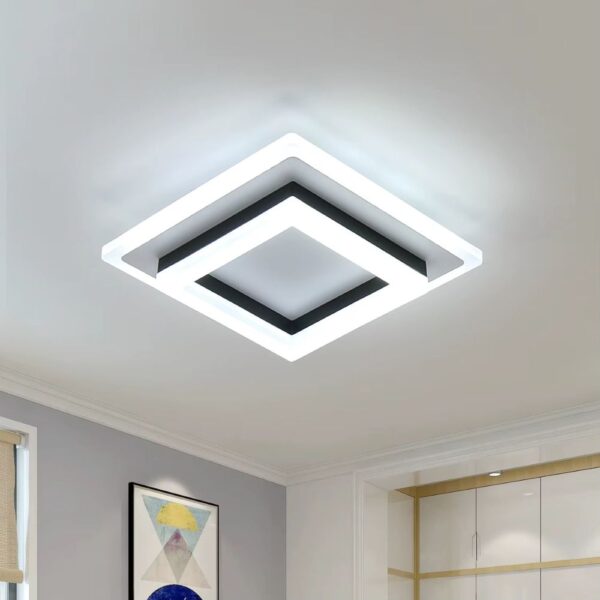 Lustre carré design moderne
