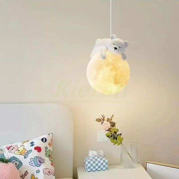 Lustre chambre bebe ours polaire