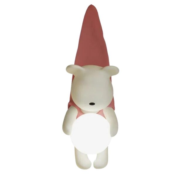 Lustre chambre bebe ourson sur fond blanc