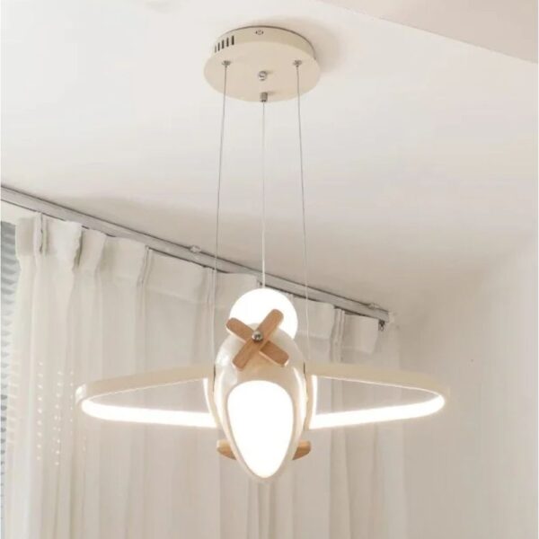 Lustre chambre garçon avion créatif