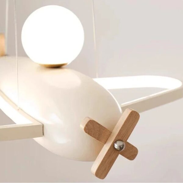 Lustre chambre garçon avion créatif