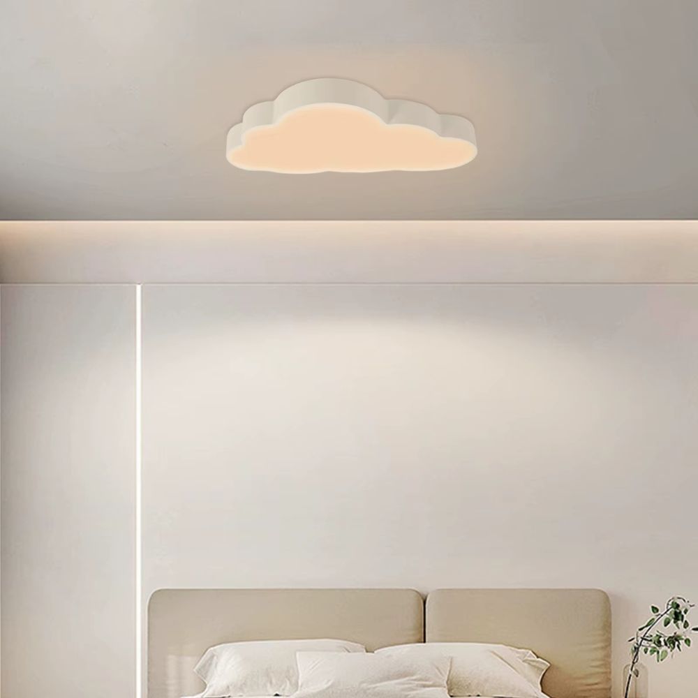 Lustre chambre garçon nuage minimaliste