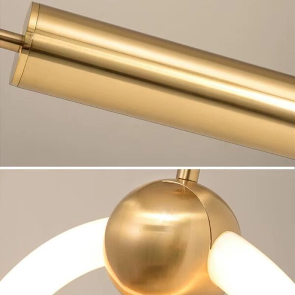 Lustre chic anneau lumineux