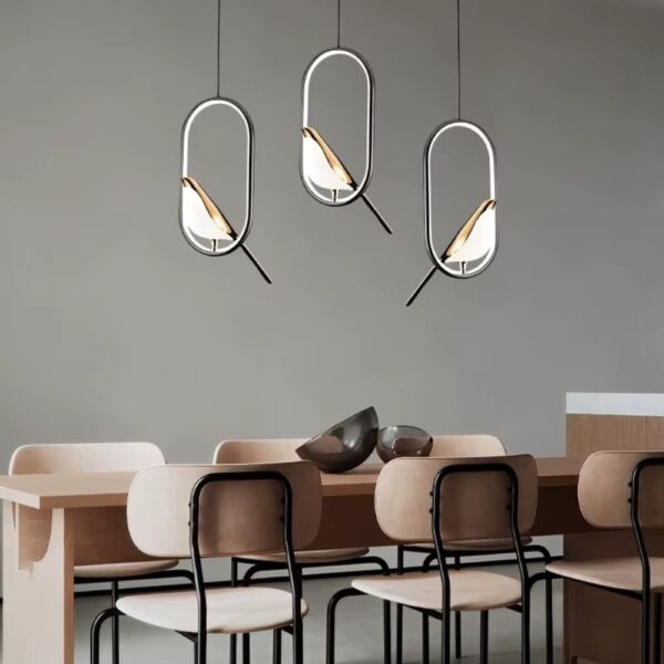 Lustre chic et design en aluminium