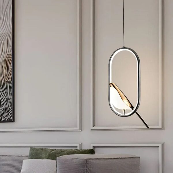 Lustre chic et design en aluminium