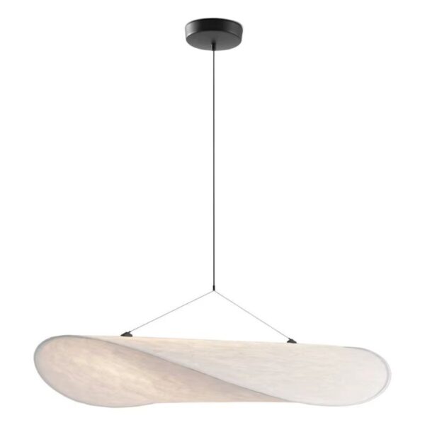 Lustre chic au design nordique sur fond blanc