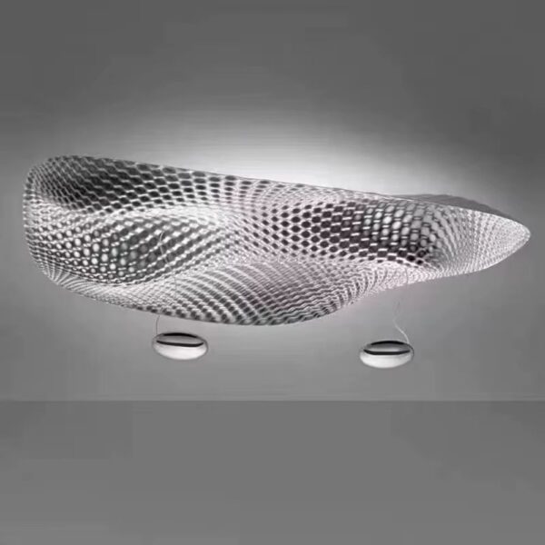 Lustre chrome moderne et design