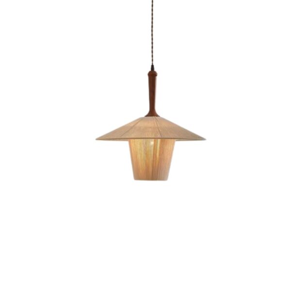 Lustre crochet design japonais sur fond blanc