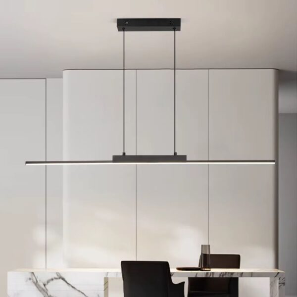 Lustre cuisine minimaliste en aluminium