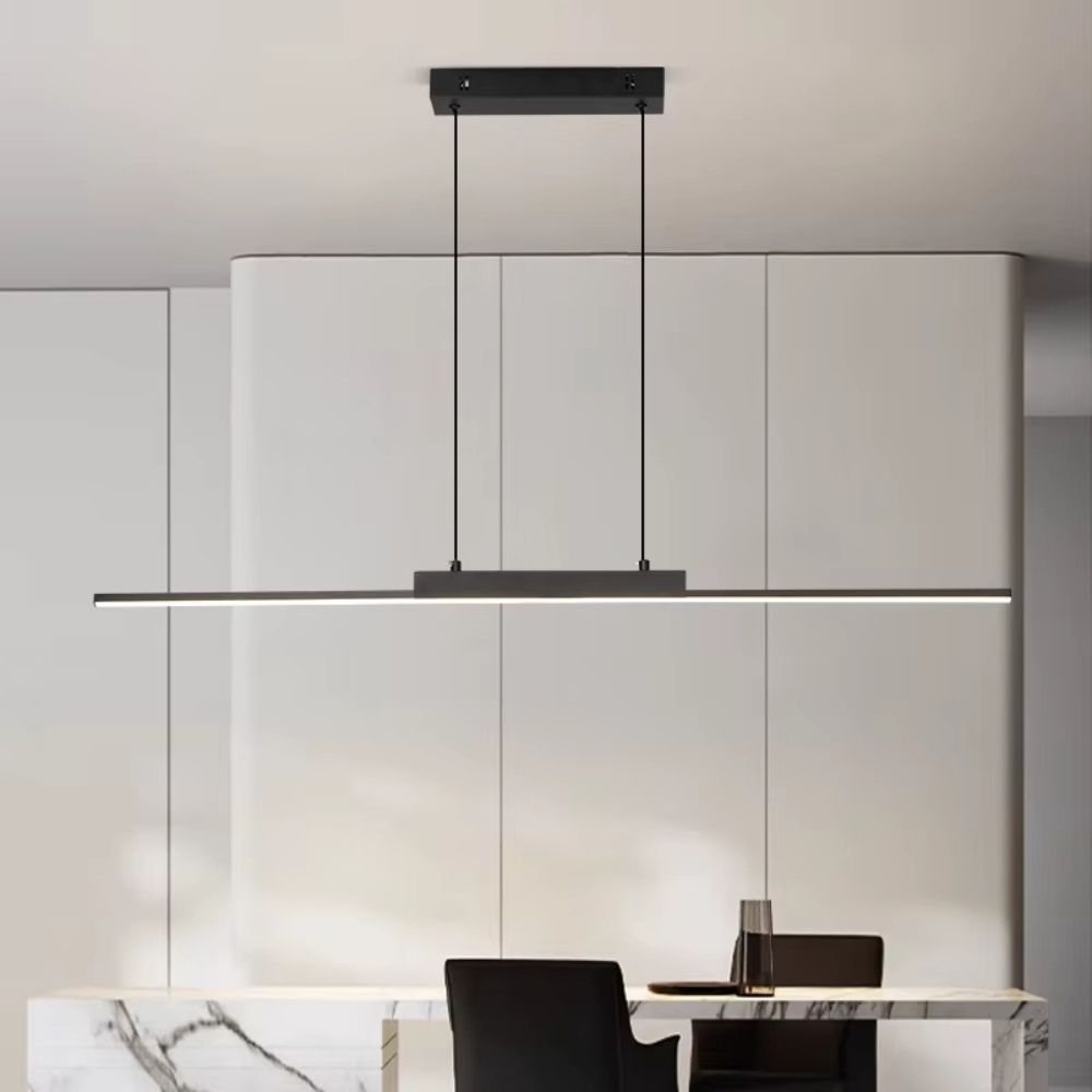 Lustre cuisine minimaliste en aluminium