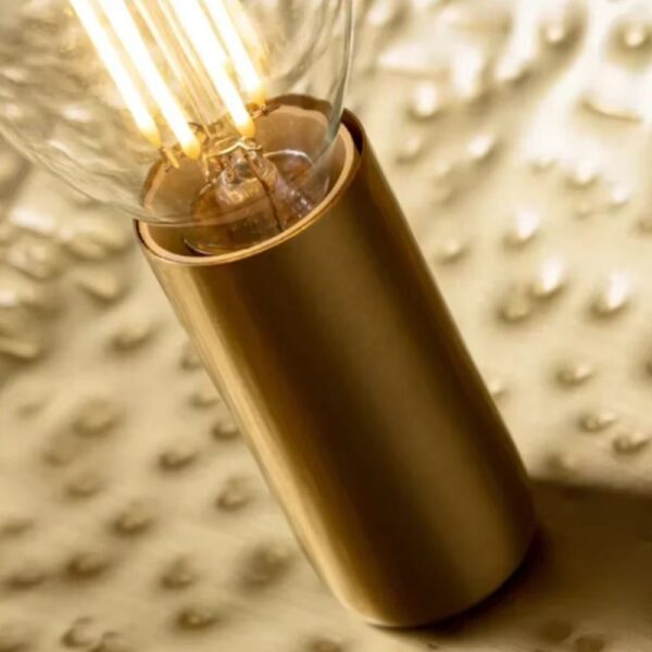 Lustre cuivre design de chapeau