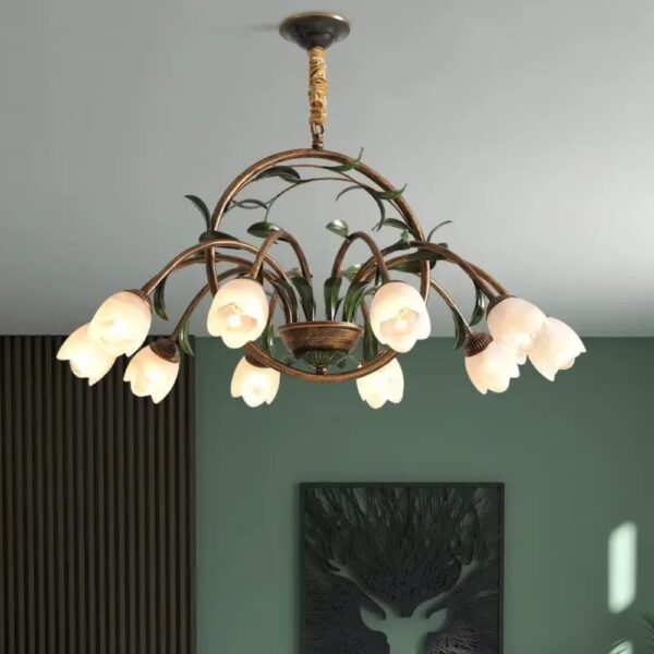 Lustre feuille design scandinave