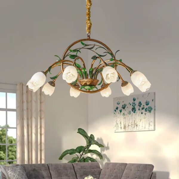 Lustre feuille design scandinave