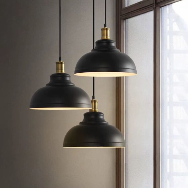 Lustre industriel et épuré