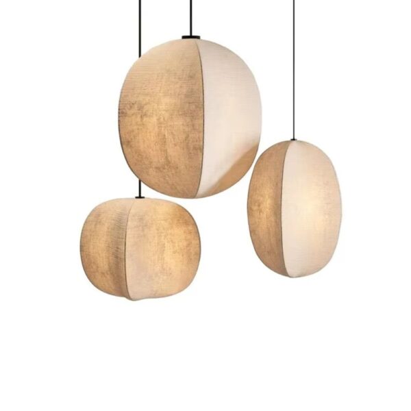 Lustre japandi créatif