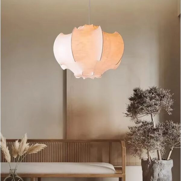 Lustre japandi en soie