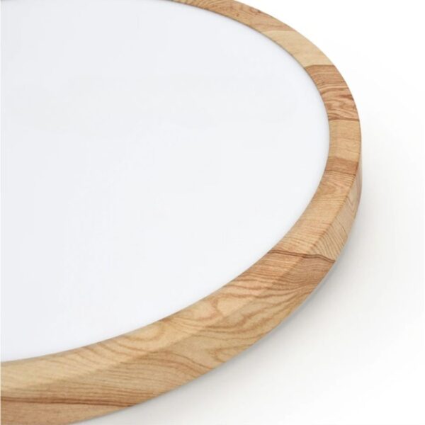 Lustre led moderne effet bois