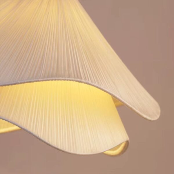 Lustre lin au design floral