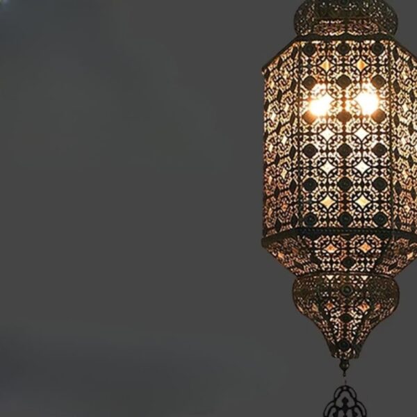 Lustre marocain design rétro