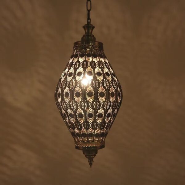 Lustre marocain suspendu en fer